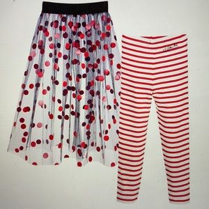 Junior Gaultier girls skirt and leggings